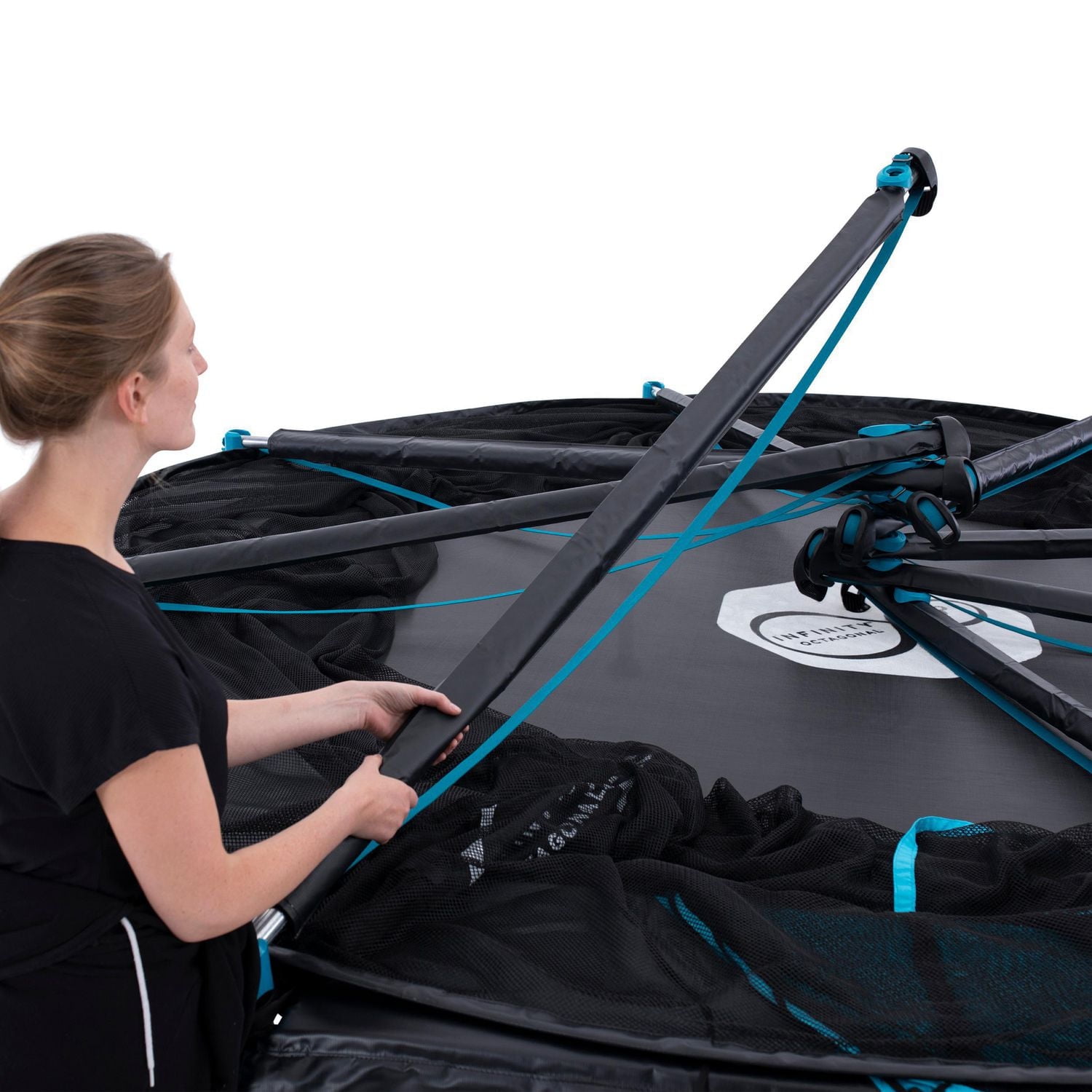 Trampoline octogonal Infinity TP, 12 pi