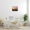 thumbnail image 3 of Sunrise Through Mountain Forest Skyline Gray Framed Giclee Art, 20 x 16, 3 of 7