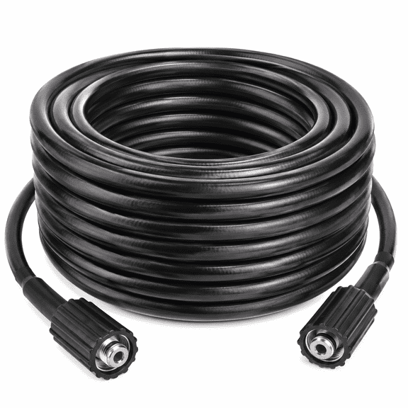 50ft Pressure Washer Hose, Max 5800 PSI M22-14mm Thread Power Washer Replacement Hose High Pressure Washing Hose for Car, Driveway, Patio, House Cleaning