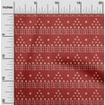 thumbnail image 1 of oneOone Cotton Flex Red Fabric Small Motif Bandhani Quilting Supplies Print Sewing Fabric By The Yard 40 Inch Wide, 1 of 4