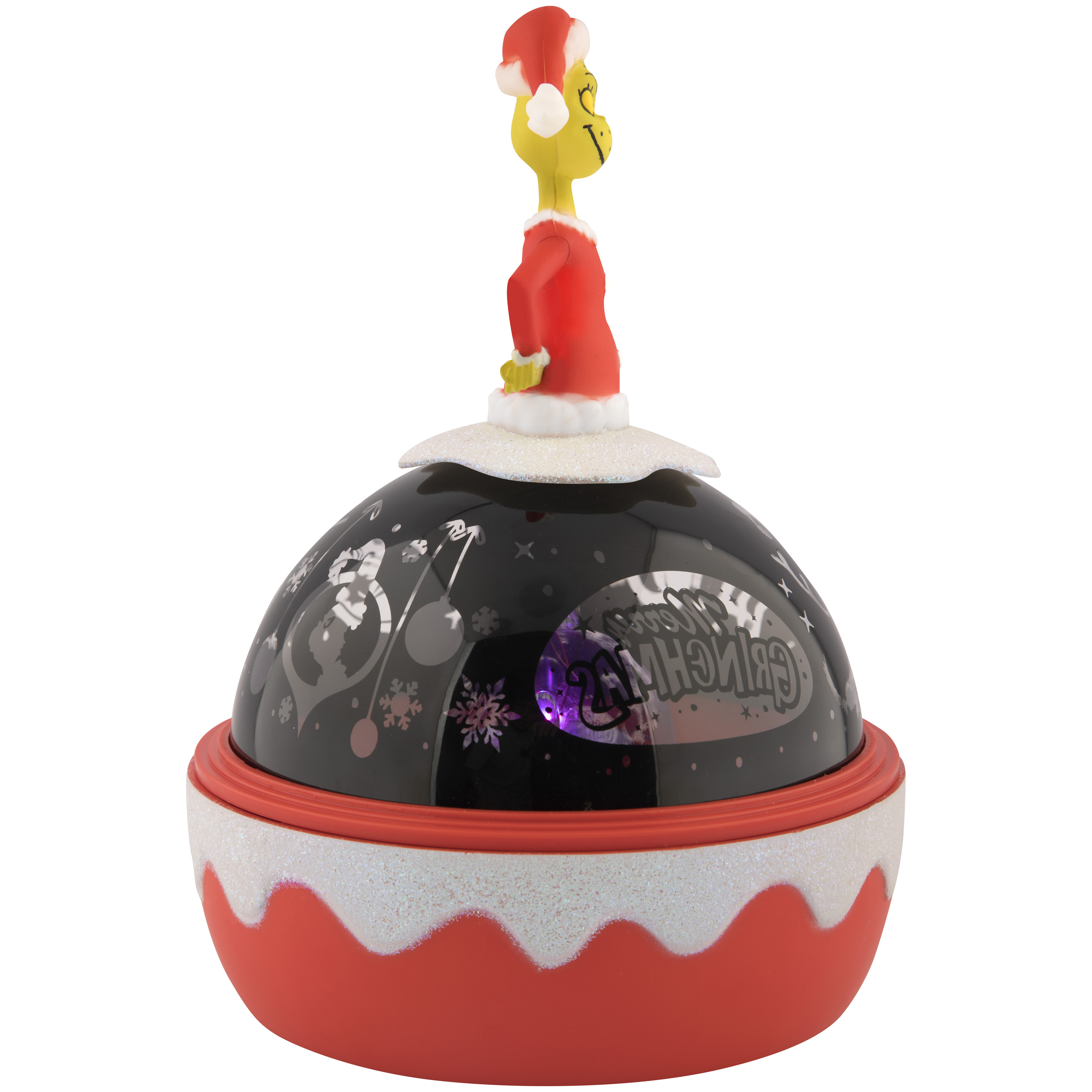 Christmas Multicolor Lightshow Projector Light Shadow Lights Grinch Dr. Seuss 6.574 in x 6.57 in x 8.74 in 0.90 lb