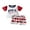 White, variant on Bagilaanoe 4th of July Clothes for Toddler Baby Boys Short Sleeve Letter Print T-Shirt Tops + Stars Stripe Shorts 6M 12M 18M 24M 3T Kids Independence Day Outfits 2pcs Short Pants Set