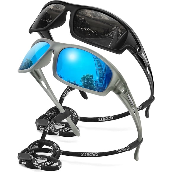 Gafas Deportivas AWGSEE Polarizadas con Protección UV 100% para Hombre