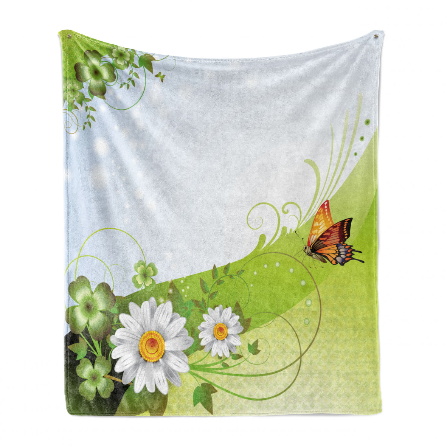 Monarch Butterfly Flannel Blanket,Soft Bedding Fleece Throw Couch Cover Decorative Blanket for Home Bed Sofa & Dorm 80x60 