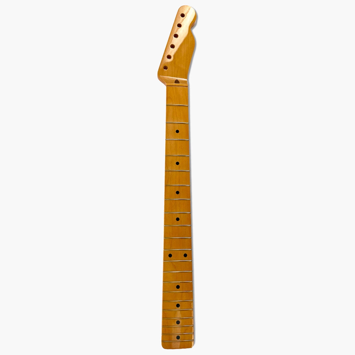 Allparts, Neck for Tele 1 Piece Maple Replacement and Small Parts for Electric Guitar (TMNF-FAT)