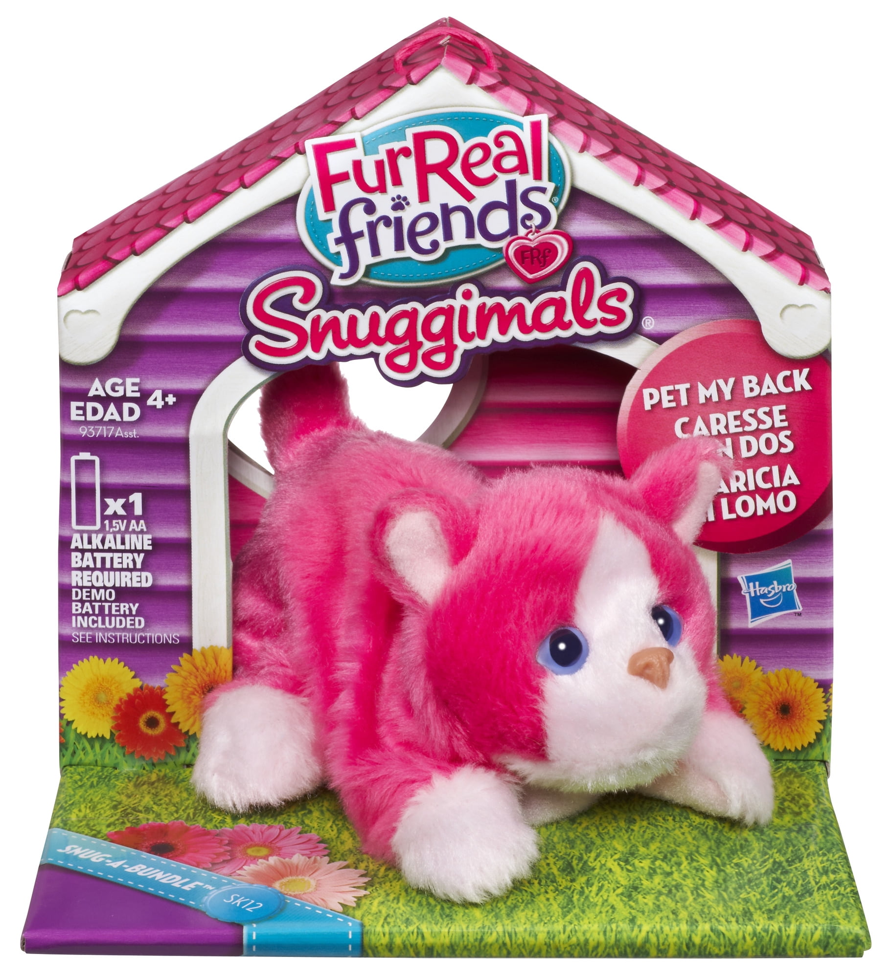 FurReal Friends Snuggimals Snug-a-Bundle Cat Pink - Walmart.com - Walmart.com