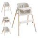 thumbnail image 1 of Silla alta mloong 4 en 1 ajustable para bebé y niño pequeño, beige, 1 of 7