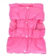 thumbnail image 1 of XXXL, abrigo de felpa impermeable para perros y gatos, de algodón cálido, de poliéster rosa, para invierno, 1 of 8