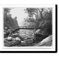 thumbnail image 2 of Historic Framed Print, Darjeeling, bridge over the Rungroo, 17-7/8" x 21-7/8", 2 of 9