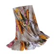 thumbnail image 3 of Bufanda de mujer Macarena Estampado floral Protección solar Moda Largo Acogedor 180 cm x 90 cm Taupe Gris, 3 of 7