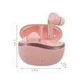 thumbnail image 3 of Oggfader Wireless Earbuds Microphone Bluetooth Earphones True Wireless Earphones 5.3 Long Battery Life Lightweight Body Easy To Carry Around Pink, 3 of 7