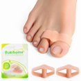 thumbnail image 1 of wonima44 Bukihome Toe Separators Bunion Corrector - 8 Pack Big Toe Spacers with 2 Loops, Suitable for Bunion and Overlapping Toes, Reduce Foot Pain(Beige), 1 of 1