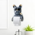 thumbnail image 5 of Creative Holder Paper Towel Holder Dog Sculpture, for Bathroom - Gray, 5 of 8