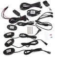 thumbnail image 3 of Rock Light, Brightness Adjustable Brake Function Rock Light Kits  For Automobile For Truck, 3 of 8