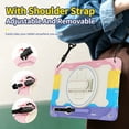 thumbnail image 6 of 3in1 Rotating Stand Case for Samsung Galaxy Tab S8 Ultra 14.6 inch SM-X900 with Hand/Shoulder Strap, Shockproof Rugged, Multicolor, 6 of 7