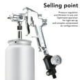 thumbnail image 4 of Pneumatic Air Pressure Regulator, Air Gauge Regulator 1/4in NPT Inlet Outlet Rust Resistant  for Chemical, 4 of 7