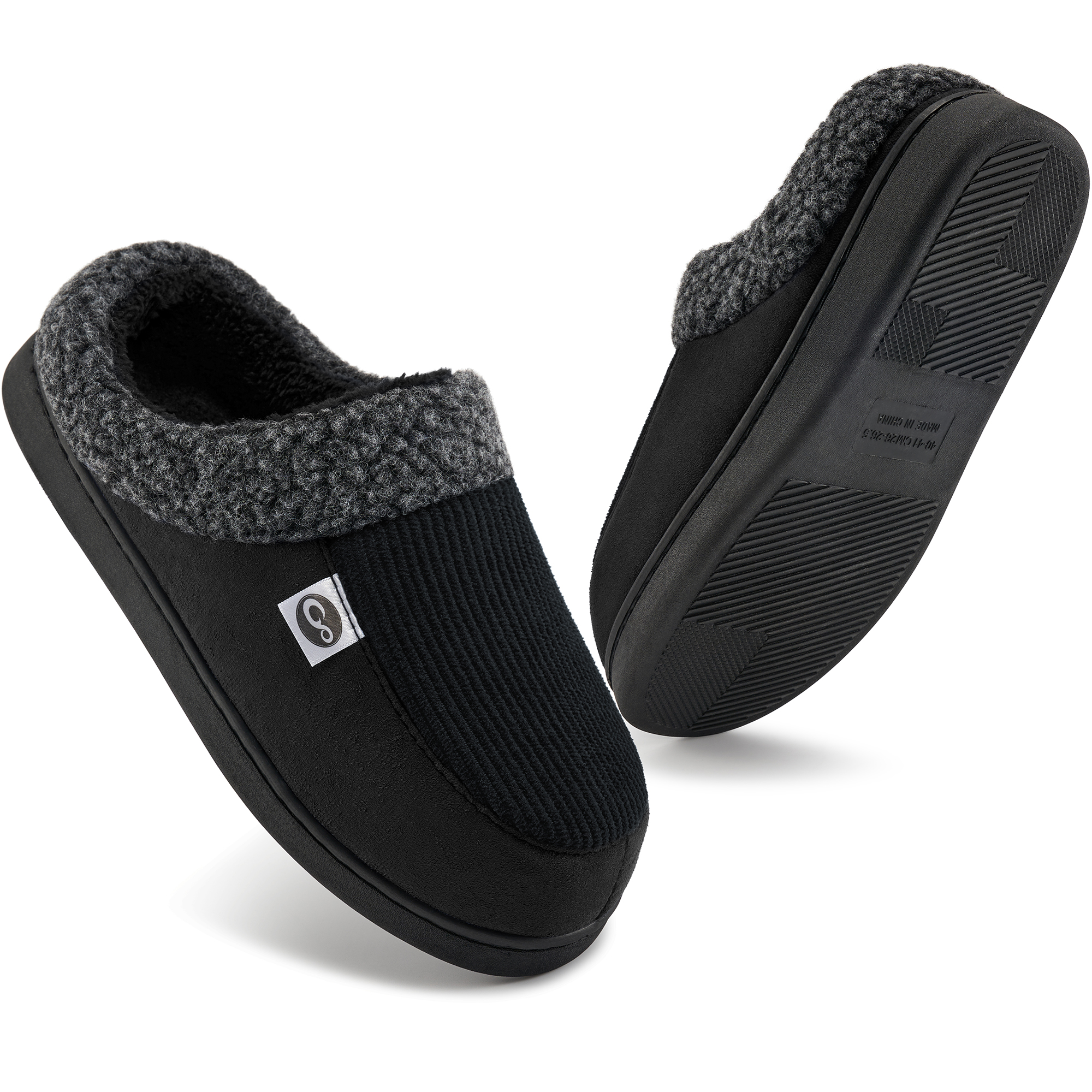 Ablanczoom Men's Fuzzy Memory Foam Slippers photo 5
