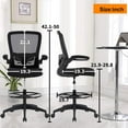 thumbnail image 2 of BestOffice Ergonomic Office Chair, Lumbar Support, Swivel Rolling for Men, Women(Black), 2 of 7