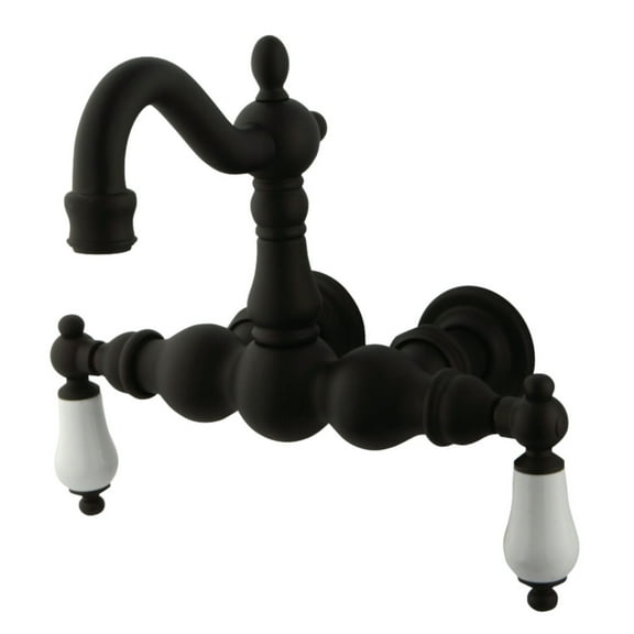 Kingston Brass CC1005T5 Vintage 3-3/8-Inch Wall Mount Tub Faucet, Oil Rubbed Bronze