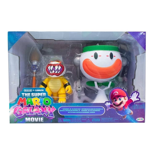 Figuras de Acción Jakks The Super Mario Galaxy Bowser Jr 7.5 Pulgadas
