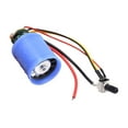thumbnail image 1 of Mini motor sin escobillas, pieza de repuesto, motor de velocidad de metal para bricolaje para soplador eléctrico 9 V 12 V 120000 RPM, 1 of 9