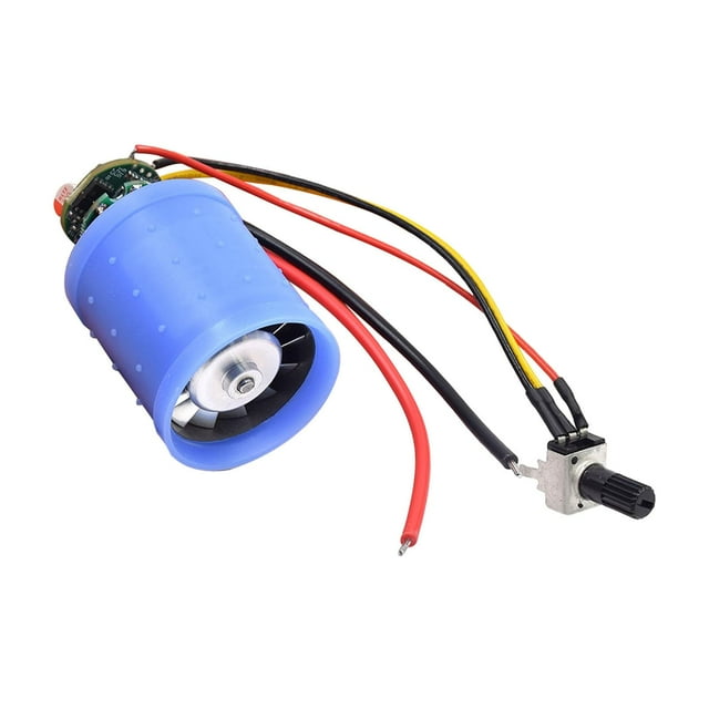 Mini motor sin escobillas, pieza de repuesto, motor de velocidad de metal para bricolaje para soplador eléctrico 9 V 12 V 120000 RPM
