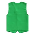 thumbnail image 3 of Nyeemya Adult Volunteer Activity Vest Button Vest Waiter Work Wear Supermarket Uniform Green XXL, 3 of 5