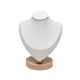 thumbnail image 1 of Exhibición Busto Modelo Titular de joyería Organizador de almacenamiento estable Colgante Cadena Soporte Titular para tocador Salón S blanco Fernando busto de exhibición de collar, 1 of 7