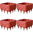 thumbnail image 1 of 4Pcs Plastic Fence Garden Decor Backyard Fence Ornament Fence for Decor, 1 of 8