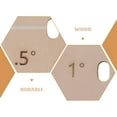 thumbnail image 3 of 3pcs Replacement Heightening Gasket Guitar Neck Shims Neck Bottom Adjusting Gaskets, 3 of 8