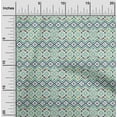 thumbnail image 2 of oneOone Polyester Spandex Sea Green Fabric Geometric Diy Clothing Quilting Fabric Print Fabric By Yard 56 Inch Wide, 2 of 4
