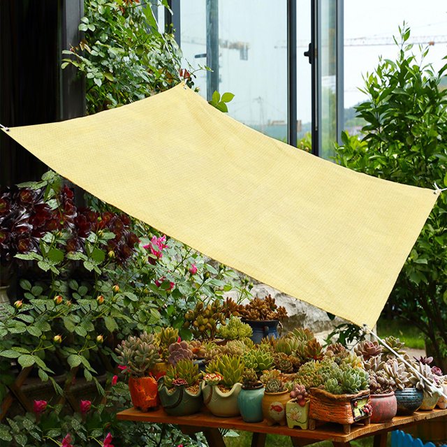 Rectángulo de vela de parasol, toldo de vela de toldo exterior más grueso, toldos de bloque para patio, cubierta, pérgola, patio trasero al aire Los 3x2m Soledad vela de sombra
