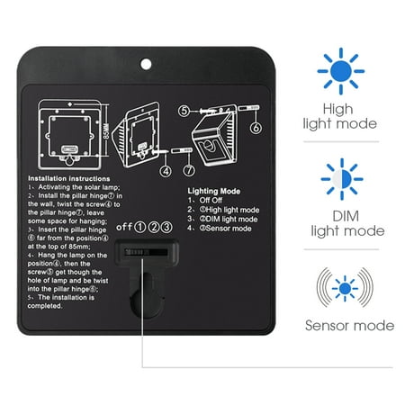 Mpow Super Bright 8 Led Solar Powered Wireless Security Light Mpow Super Bright 8 Led Solar Powered Wireless Security Light Weatherproof Outdoor Motion Sensor Lighting With 3 Intelligent Modes For Outdoors