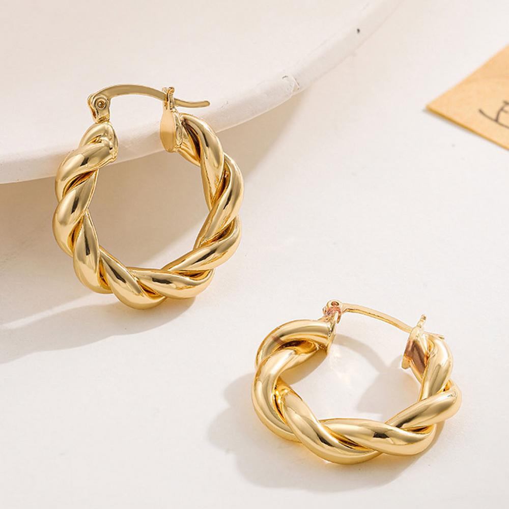 Fashion Jewelry Hoop Earrings Set (pair Of 6 Pack) Price in Pakistan - View  Latest Collection of Earrings