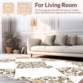 thumbnail image 2 of ODIKA 4' x 6' Machine Washable Non-Slip Area Rug, Middle Eastern Flower High Traffic Rug, Beige, 346571, 2 of 7