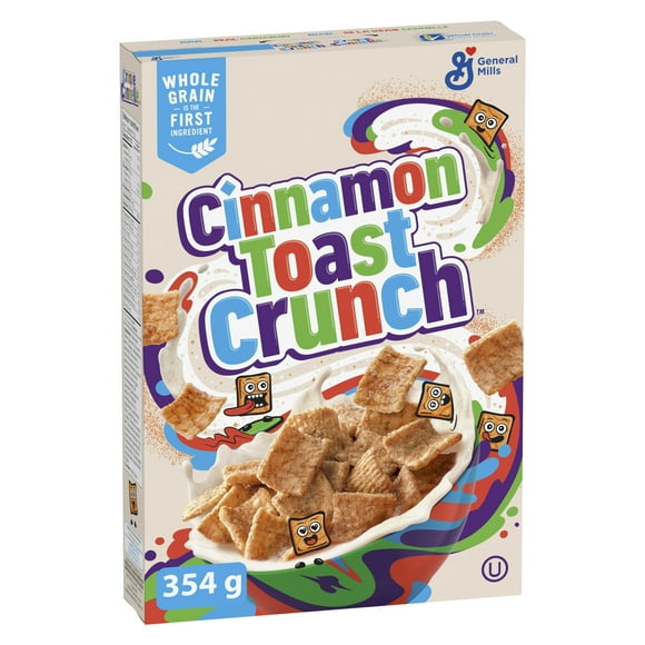 Cinnamon Toast Crunch Breakfast Cereal, Whole Grains and Real Cinnamon, 354 g, 354 g