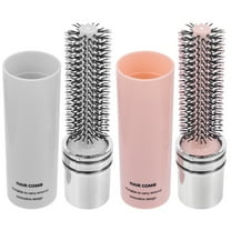 UNOMOR Roll Hairbrushes Retractable Travel Hair Brush 2pcs