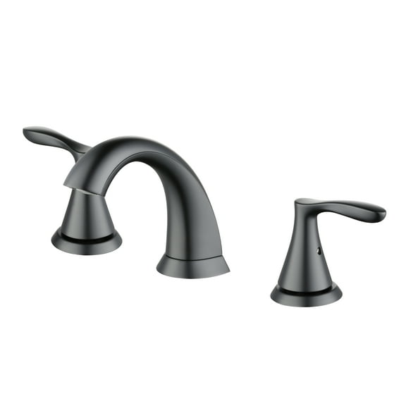 (2 pack) Better Homes & Gardens 8-Inch Widespread Matte Black Bathroom Faucet