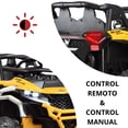 thumbnail image 2 of Montable Eléctrico Speed para Niños JOYKOO Control Remoto Luz Led 12v Amarillo, 2 of 7