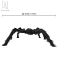 thumbnail image 3 of Gustave Halloween Spider for Outdoor Haunt House Halloween Decorations Realistic Hairy Spider Home Yard Decor - 30 inch - Random Color, 3 of 9