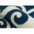 thumbnail image 4 of Momeni Rugs Baja Collection Contemporary In/Outdoor Fade Resistant Area Rug, 67" x 96", Navy Blue, 4 of 5