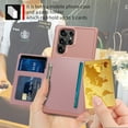 thumbnail image 6 of Decase Card Holder Case Compatible with Samsung Galaxy S23 Ultra (6.8"-inch 2023),Shockproof Magnetic Hybrid Leather Wallet Case Cover with Credit Card Holder for Samsung Galaxy S23 Ultra, Pink, 6 of 7