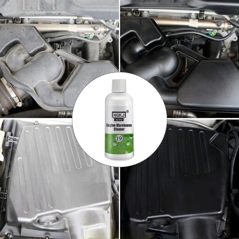 HGKJ Car Engine Bay Cleaner Powerfully Remove Heavy Grease and Dust 1PCS  20ML 1:8 Dilute with Water=180ML