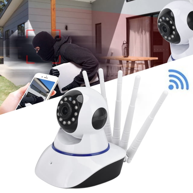 Monitor Para Mascotas Para Bebés, Cámara De Seguridad Inteligente Multifunción Panorámica De 360 Para Tiendas, Oficinas Y Habitaciones