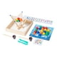thumbnail image 5 of Juego de de clip de madera Juego de de tablero Montessori para interacción de juego de rol de actividad, 5 of 9