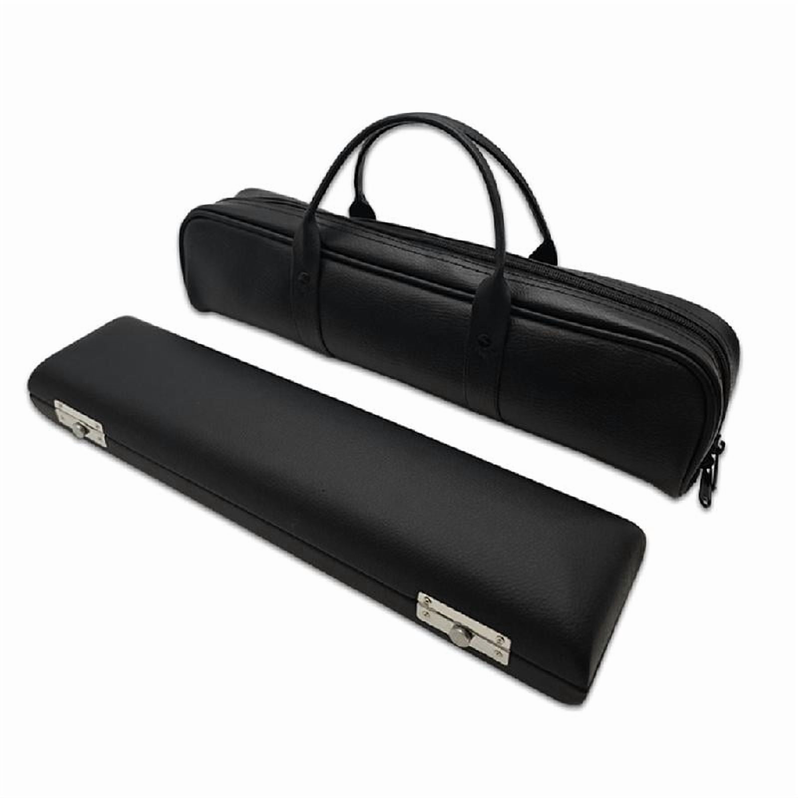 Zeiwohndc 17 Holes Flute Bag Dustproof Flute Carrying Case Padded PU Leather Flute Case
