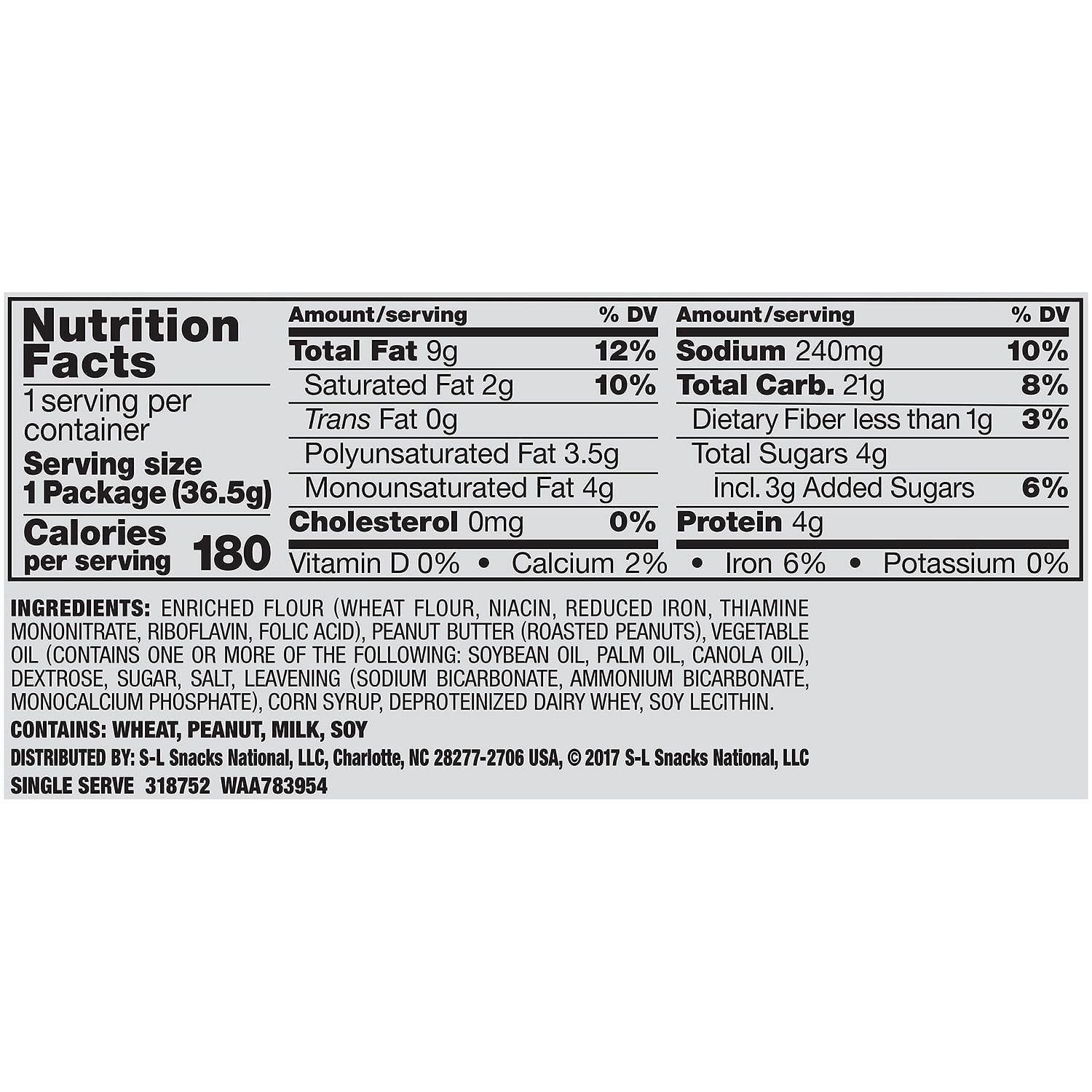 Lance Toasty Peanut Butter Sandwich Crackers (40 ct.)