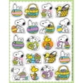 thumbnail image 1 of Eureka EU-655061-12 Peanuts Autocollants Thème de Pâques - Lot de 12, 1 of 1