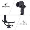 thumbnail image 4 of Durable Drum Microphone Holder Microphone Clip Microphone Supporter (Black), 4 of 8