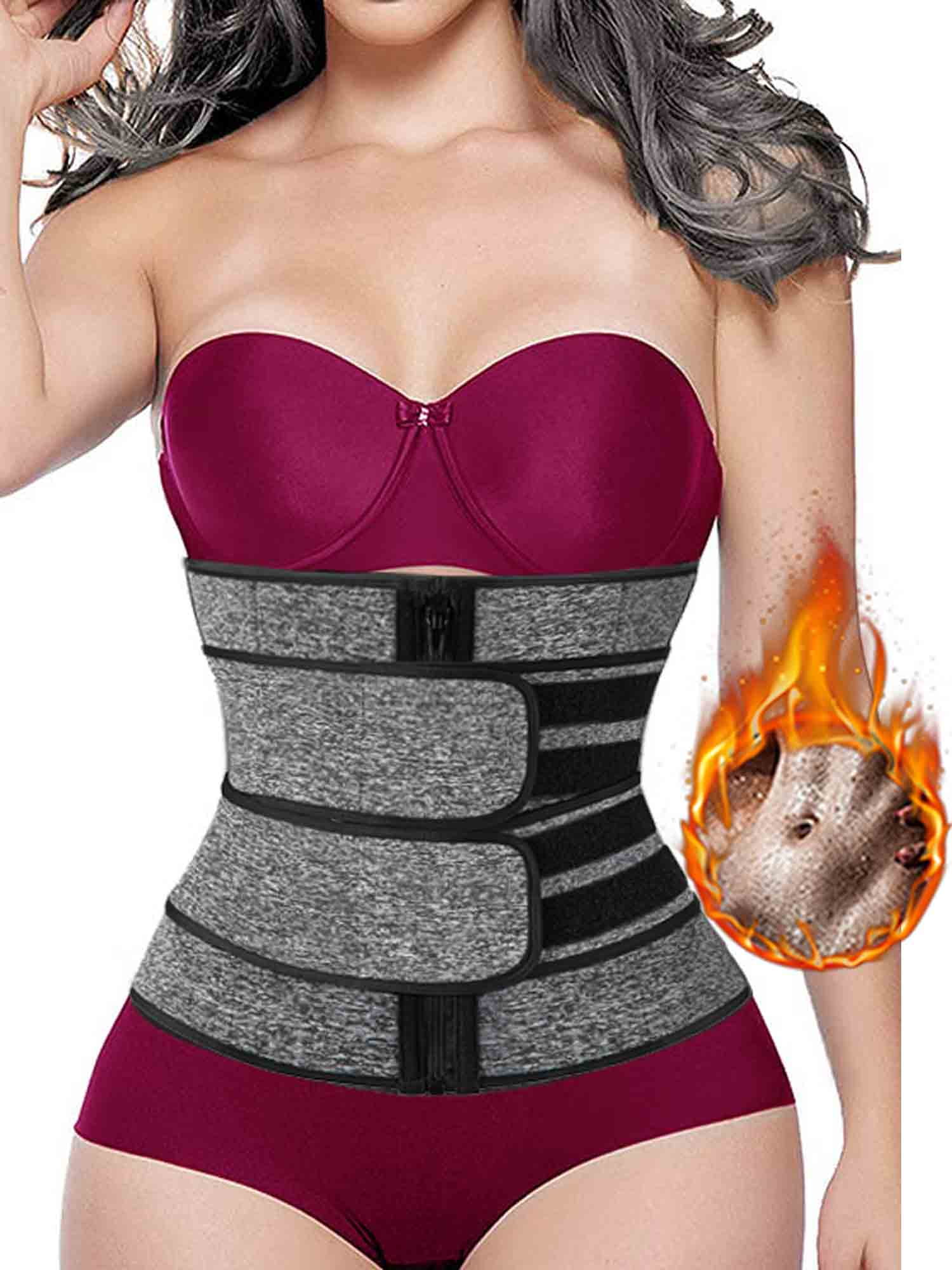  MERMAIDS MYSTERY Waist Trainer Vest For Women Neoprene Sauna  Sweat Workout Exercise Gym Tank Top Body Slim Stomach Tummy Shaper Trimmer  Wrap Belt Zip Up Corset Suit Hot Band Zipper